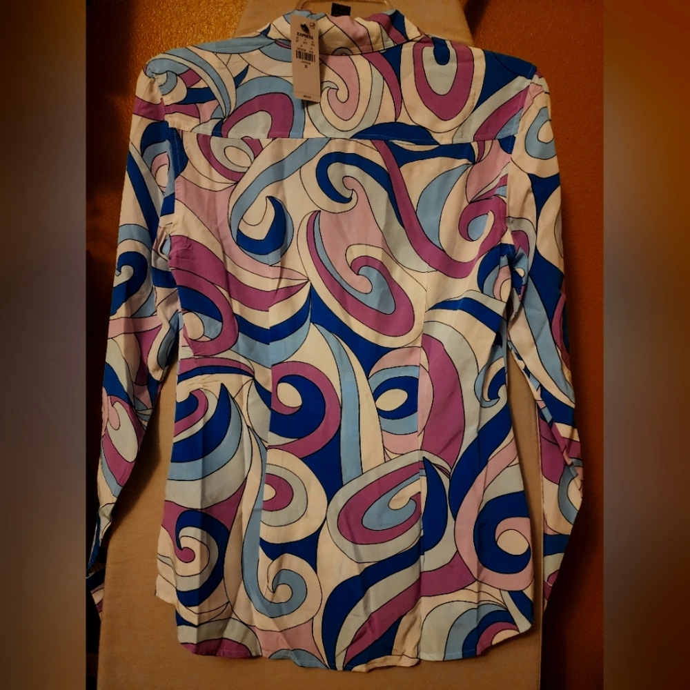 Express Paisley Shirt BNWT